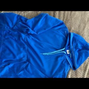 Blue hoodie